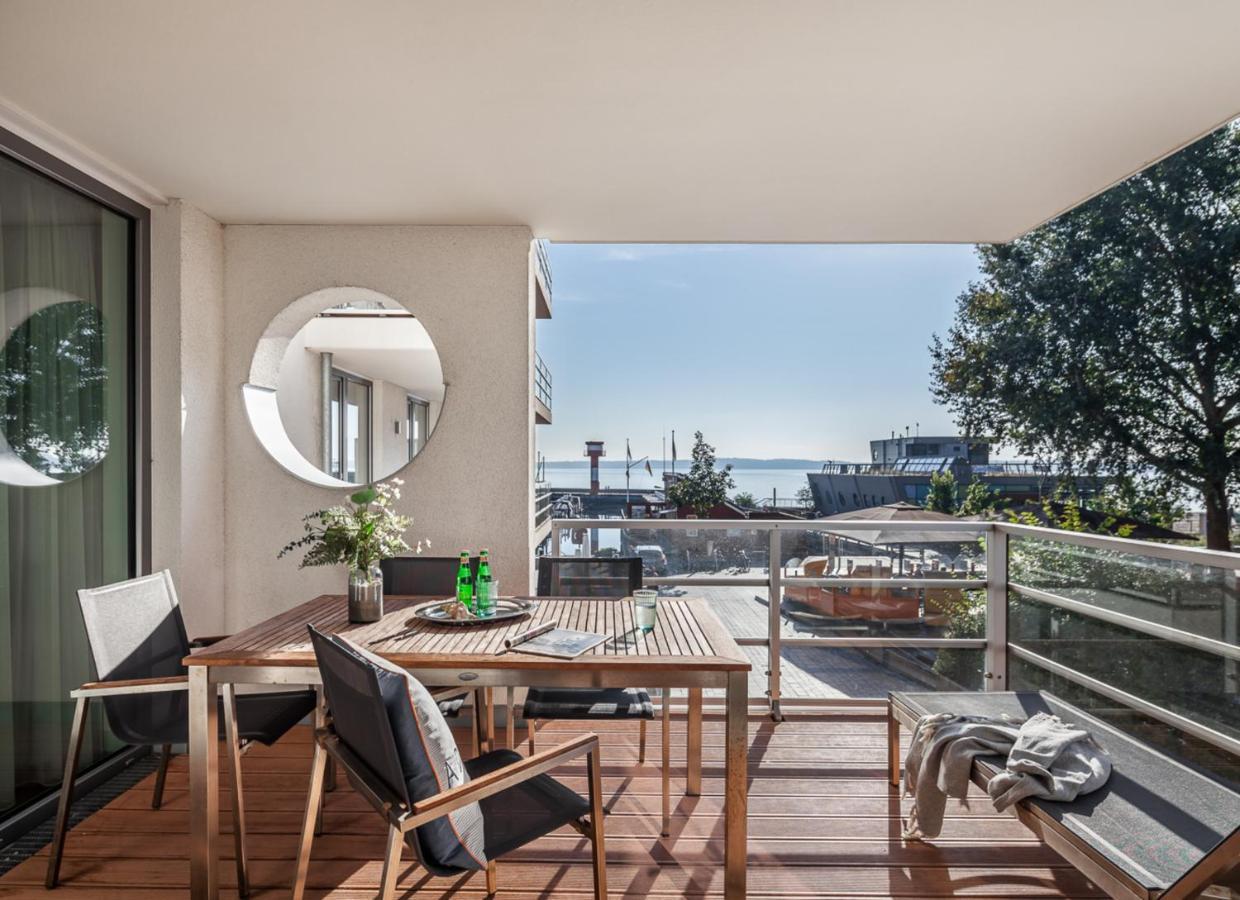 Apartmenthaus Hafenspitze Ap 5 - "Am Yachthafen 5" - Blickrichtung Offenes Meerstrandpromenade Екернферде Екстер'єр фото
